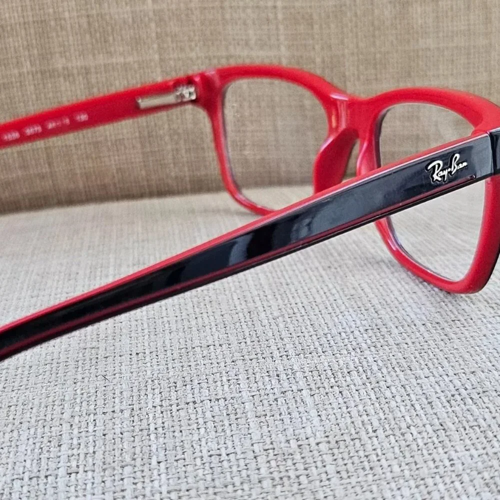 Rayban RB1536 Glasses Frame Red/Black eyeglasses 48[]16 130 small face